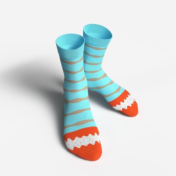 ⭐ 1SOCK2SOCK Women's Donut Crew Socks Fun Cotton Gift Box Multipack (3/6 Pairs) - Picture 7 of 9